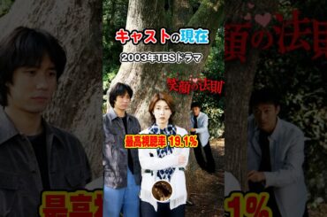 【2003年ドラマ】「笑顔の法則」キャストの今と昔【2025現在】超売れっ子の漫画家と温泉暮らし