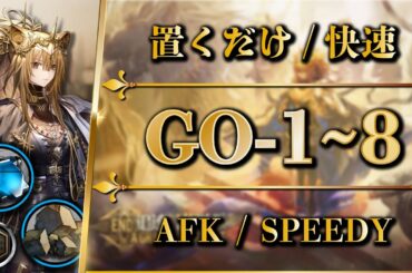 【アークナイツ】GO-1~8 (勲章) 置くだけ簡単攻略 or 快速周回【Arknights | 落日の向こうへ】