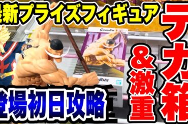【クレーンゲーム】最新プライズフィギュア登場初日攻略！激重な超デカ箱などにチャレンジ！ #橋渡し設定  #UFOキャッチャー  #クレーンゲーム