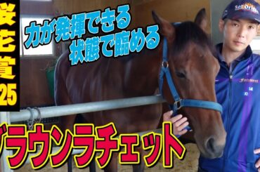 【桜花賞2025】ブラウンラチェット・名畑俊助手インタビュー「力が発揮できる状態で臨める」「状態面は問題ない」《JRA共同会見》