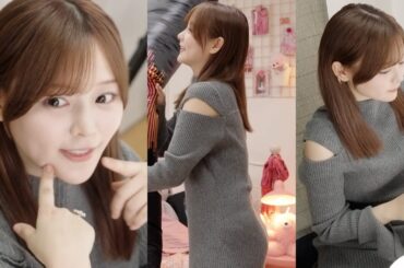 齊藤なぎさ、ピタピタニットから溢れるメリハリボディが色っぽい