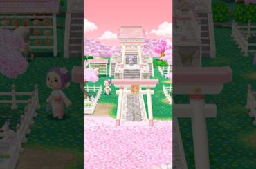 ⛩白うさぎの神社🐇ポケ森🏕やっと星5が出て全部揃いました⭐️⭐️⭐️⭐️⭐️🥰#ポケ森コンプリート#ポケ森#白うさぎの神社#みすず#よしの