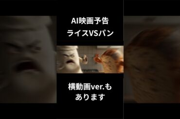 【AI映画予告】ライスVSパン
