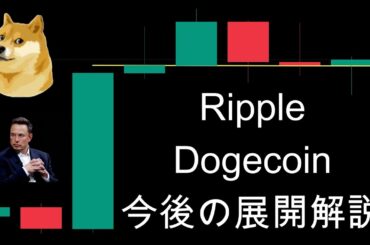 Dogecoin、Rippleの今後の展開解説。暗号資産（仮想通貨）【DOGE、XRP】