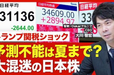 【いつ収束？大混迷の日本株】トランプ関税で株価乱高下／夏が「恐慌」までの限界点／業績不透明で「内需株」注目／日本企業の決算ポイント【ニュース解説】