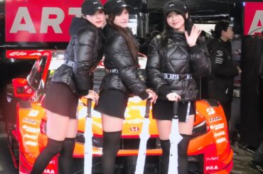 【広瀬晏夕さん/一之瀬優香さん/真木しおりさん  ARTA 8号車担当 レースクイーン】SUPERGT  ピットウォークの模様  岡山国際サーキット  2025.04.13