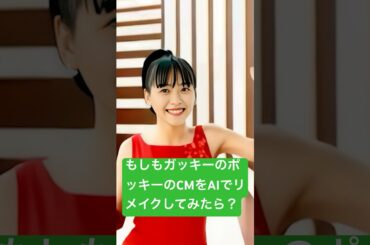 ガッキーの神CMをAI生成してみた結果👍
