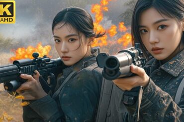 ⚔️【2025抗日神劇】雙子女槍王攜手配合逆天改命⚔️ Kungfu丨Action丨功夫丨動作丨抗日丨Chinesedrama丨中國電視劇
