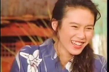 中居正広19歳　　中谷美紀16歳をおきざりに？東恵子　草彅剛　加藤紀子　持田真樹