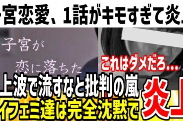新ドラマ「子宮恋愛」、内容が酷すぎて大炎上！キモすぎると批判されるもツイフェミが完全沈黙な模様www【ゆっくり解説】