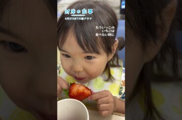 『#対岸の家事～これが､私の生きる道！～』🍓いちごを食べる苺ちゃん🍓#永井花奈