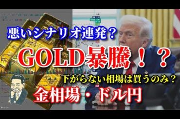 【金相場】【ドル円】悪いニュースが大好物の金！？【COMEX金】