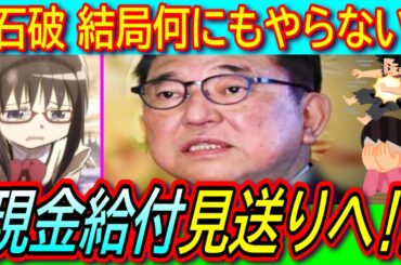【超悲報】現金給付見送りで政府調整！マイナポイントや減税も見送りで結局、石破政権何もしない！【参議院選挙/トランプ相互関税/物価高対策/ガソリン補助金】