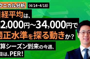 【テクニカル分析】荒い値動きの中で探る日経平均の適正水準は？～「鯨幕相場」と逆「幻のSQ」、そして企業決算～＜チャートで振り返る先週の株式市場と今週の見通し＞（土信田 雅之）【楽天証券 トウシル】