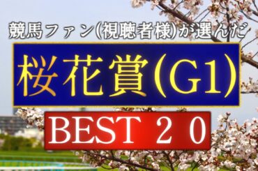 競馬ファン(視聴者様)が選んだ『桜花賞(G1)』BEST20