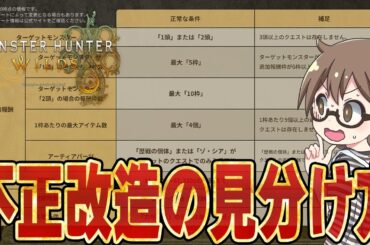 モンハンワイルズ最新情報！上位環境の「調査クエスト」「現地調査クエスト」などのゲームデータを不正に改ざんする行為の見分け方が発表された件について【モンスターハンターワイルズ  PC版 RTX5090】