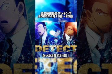 【興行収入ランキング】2025年4月3週目の映画ランキング1位は… #ドラえもん #ウィキッド #名探偵コナン #ヒプノシスマイク#wicked #アマチュア #片思い世界 #映画レビュー
