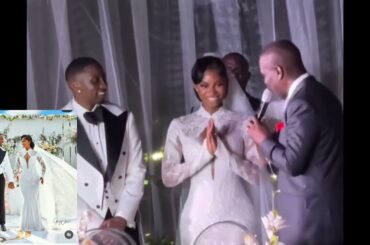 牧師がジュマ・ジャックスとプリシラ・オジョを夫婦と宣言する前に何と言ったか見てみよう