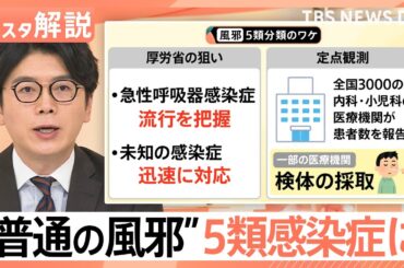 “普通の風邪”が5類感染症に　医師が語る狙いは「早期の注意喚起」「治療薬を適切に準備」生活に影響は？【Nスタ解説】｜TBS NEWS DIG
