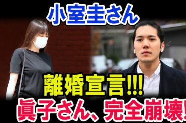 小室圭さんが離婚宣言!! 眞子さん、完全崩壊!!!!