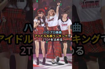 ハロプロ楽曲、アイドル名曲ランキングで2TOPを占める #ハロプロ #buono #初恋サイダー #松浦亜弥 #桃色片想い #鈴木愛理 #夏焼雅 #プロフェッショナルランキング #shrots