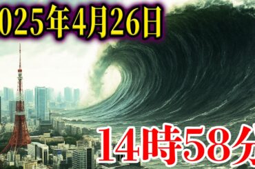 【８分後】4月26日14時58分“黒い津波”に東京湾が飲み込まれる３つの兆候がヤバすぎる…【都市伝説 予言 スピリチュアル】