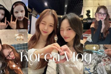 🌼ゆらのと韓国2人旅🌼vlog/流行りのお店で買い物/ヘアメイク/酔っ払い/人気店で爆食い🇰🇷🧚🏻