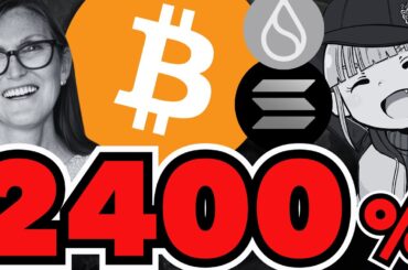 【最強予測】ビットコイン24倍来るか！キャシーW／100倍説も／SUIが超強い！XRP、ETH、SOLは？／ソラナミームが強すぎる