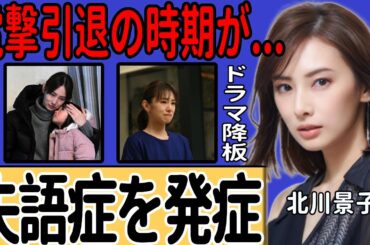 北川景子が失語症を発症…声が出ない状態でドラマを急遽降板した悲惨な現状に一同驚愕！『Dear Friends』で注目を集めた女優の電撃引退時期が迫る…長女も抱える難病の実態に驚きを隠せない！