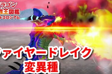 【ドラゴン最強王図鑑】ファイヤードレイク変異種でドラゴン最強王決定戦優勝