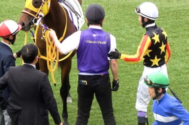 【武豊】目頭が熱くなる‼引退する厩務員のために騎乗しに中山へ‼  現地映像 パドックで騎乗馬を最後に歩かせたいと岩田望来へお願い!?