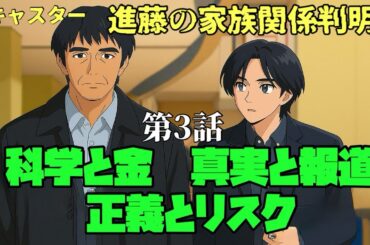 「#キャスター」　日曜劇場　阿部寛　永野芽郁　道枝駿佑　進藤の家族関係判明!!　科学と金　真実と報道　正義とリスク
