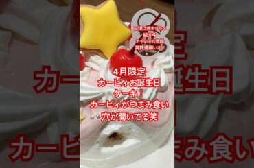[今日は何の日] 星のカービィ誕生日！カービィカフェで限定カービィお誕生日ケーキ！夢の国だ！☆福岡市博多区 #おんがくの森