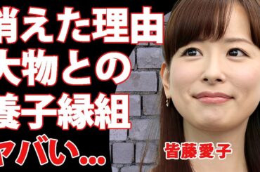 皆藤愛子が消えた本当の理由...結婚できない大物との愛人契約や養子縁組した真相に驚きを隠せない...『美人女子アナウンサー』の抱える難病に言葉を失う...