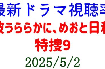 波うららかに、めおと日和！視聴率速報☆2025年5月1日付