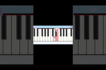 音楽リズムゲーム1325.懐メロ.純愛ラプソディ..竹内まりや. #piano #リズムゲーム