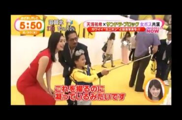 ミニオンズPR　天海祐希　真田広之