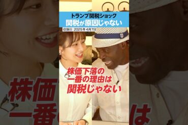 【株価下落】真の原因は「関税」じゃない