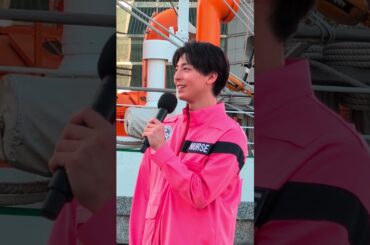 高杉真宙さんと生見愛瑠さんが#TOKYOMERイベントで横浜に来ていた