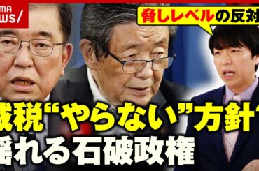 【独自取材】石破総理は「消費税減税しない方針に軸足を…」森山幹事長から強い反対？政治ジャーナリストが直撃｜ABEMA的ニュースショー