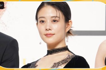 高畑充希、黒レースがフェミニンなロングドレスで美背中見せ　パール調のロングイヤリングで品よく