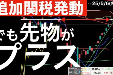 【追加関税発動後】日経先物はプラス！この水準で始まると2つの買いサイン！