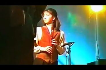 Chisato Moritaka rehearsing the flute solo on the song Watarase Bridge!