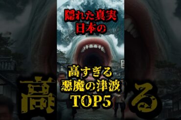 日本の高すぎる悪魔の津波TOP5 #都市伝説 #日本 #津波 #地震