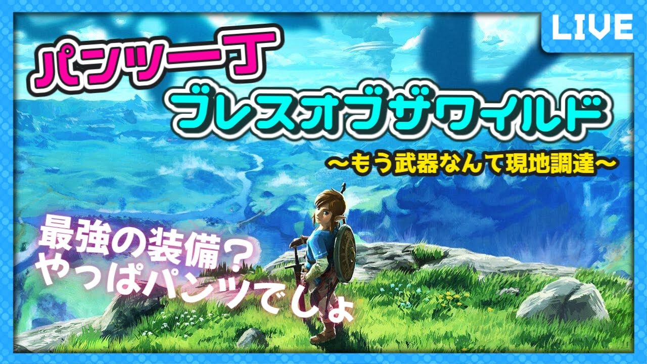 【初見歓迎!】パンツ一丁ブレスオブザワイルド #ゼルダの伝説 #歌姫ローラ #ブレワイ 【初見歓迎!】パンツ一丁ブレスオブザワイルド #ゼルダの伝説 #歌姫ローラ #ブレワイ