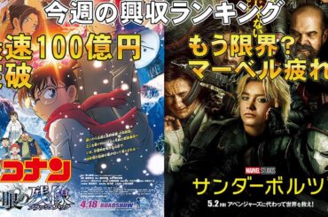 コナン100億円突破、サンダーボルツ＊興収を考察する【俺的映画速報Vol.319】【名探偵コナン 隻眼の残像 たべっ子どうぶつ 裏社員。興収 興行収入 興収ランキング】