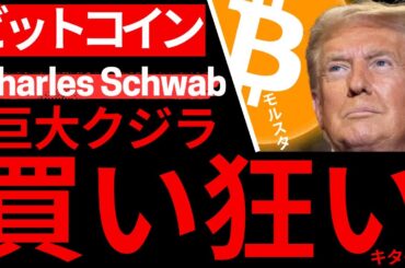 【ビットコイン】戦々恐々な巨大クジラの列。史上最後のチャンス逃すな！