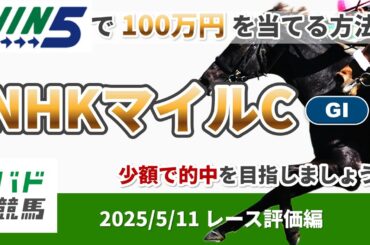 【WIN5で100万円レース評価編】2025年5月11日（日）NHKマイルカップ【競馬】