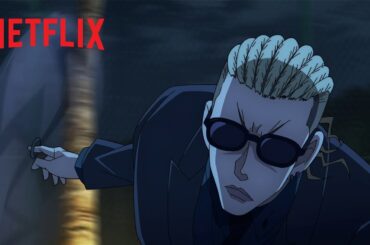 蘭、黒ずくめの組織のメンバーを追う | 劇場版『名探偵コナン 黒鉄の魚影（サブマリン）』 | クリップ映像 | Netflix Japan