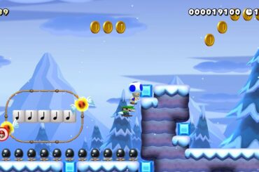 足場にして気絶させる自分勝手を決める【マリオメーカー2】